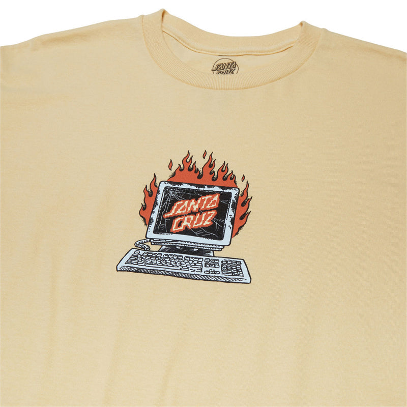 Santa Cruz Self Destruct T-Shirt - Vegas Gold