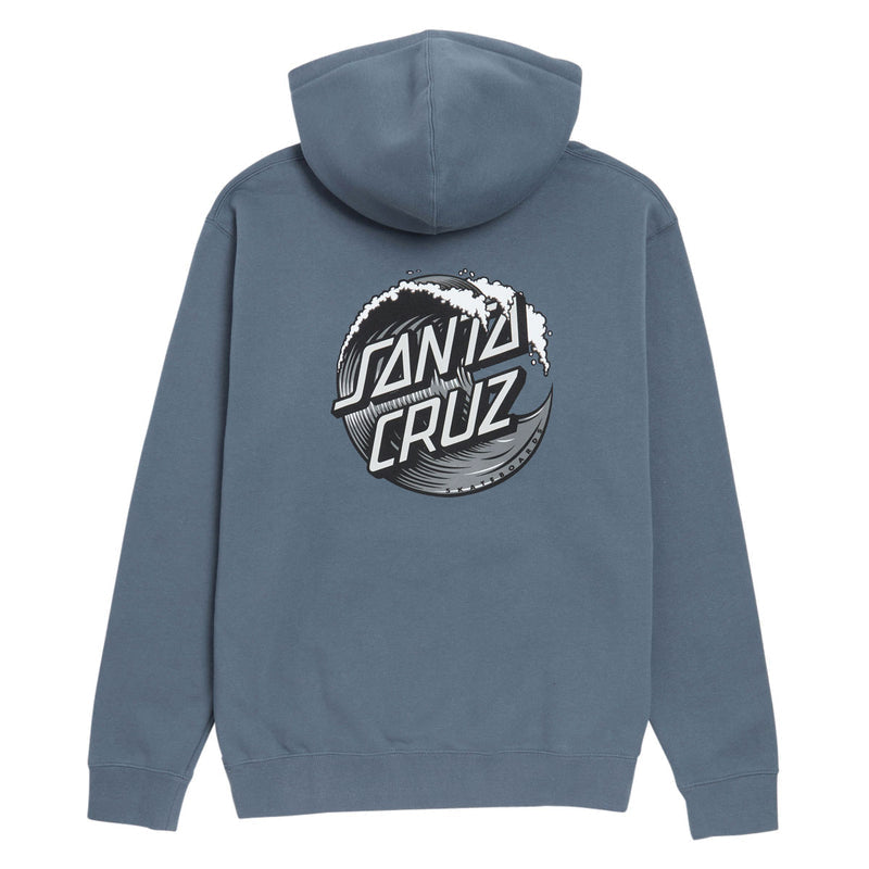 Santa Cruz Wave Dot Hoodie - Storm Blue/Shadow