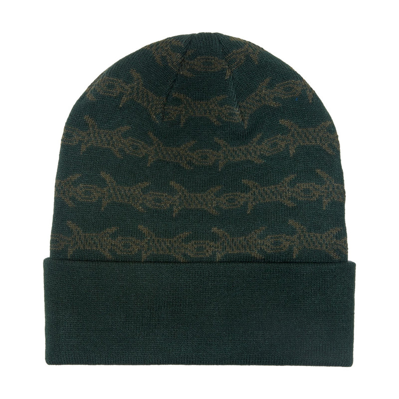 Santa Cruz Wired Flame Long Shoreman Beanie - Forest
