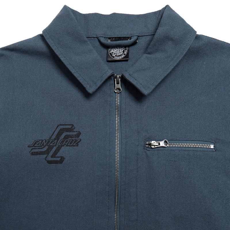 Santa Cruz Woodcut Classic Work Jacket - Washed Navy
