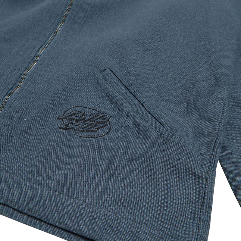 Santa Cruz Woodcut Classic Work Jacket - Washed Navy