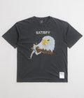 Satisfy MothTech Eagle T-Shirt in Aged Black