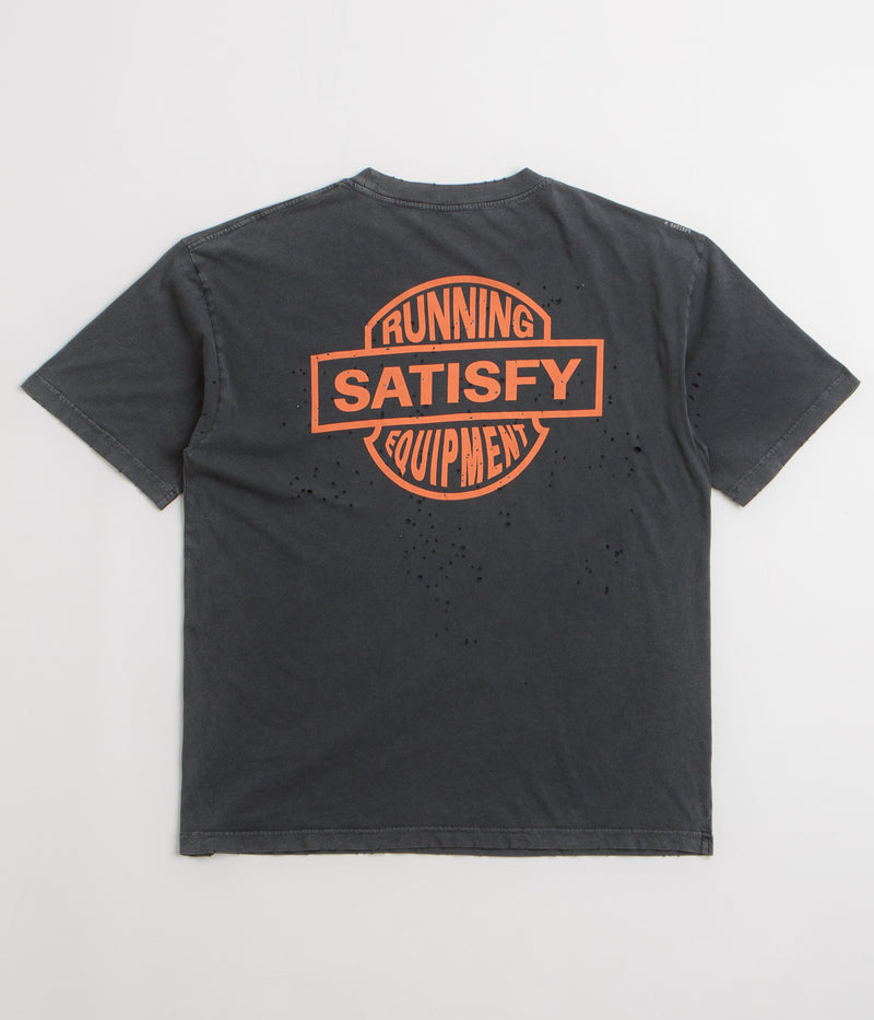 Satisfy MothTech Eagle T-Shirt in Aged Black