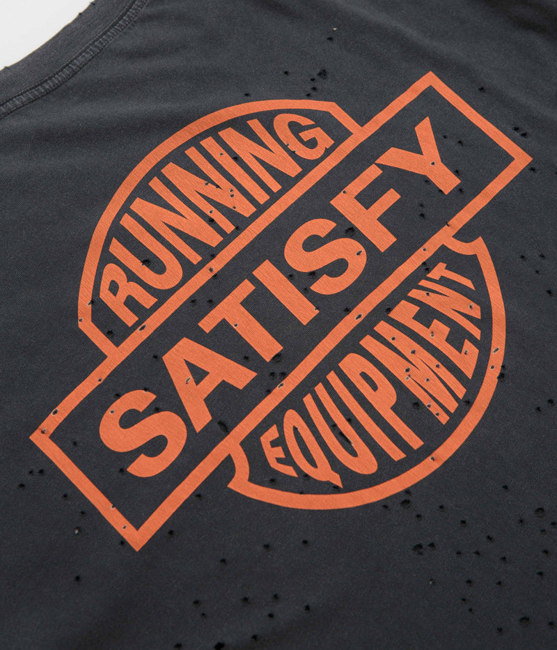 Satisfy MothTech Eagle T-Shirt in Aged Black