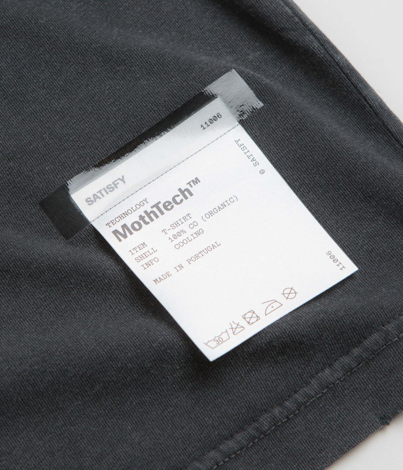 Satisfy MothTech Eagle T-Shirt in Aged Black