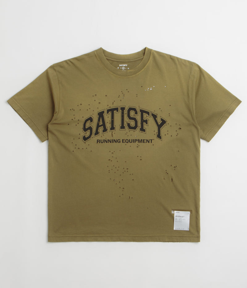 Satisfy MothTech T-Shirt in Sun Bleached Military Olive