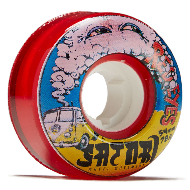 Satori Movement Red Eye Cruiser 78a Skateboard Wheels - 54mm