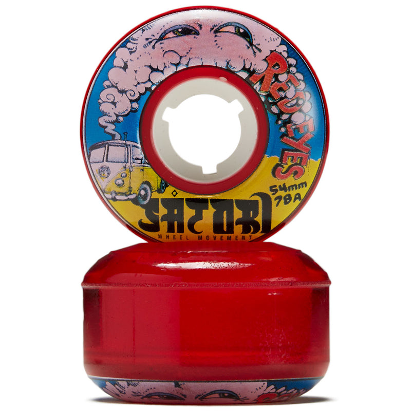 Satori Movement Red Eye Cruiser 78a Skateboard Wheels - 54mm
