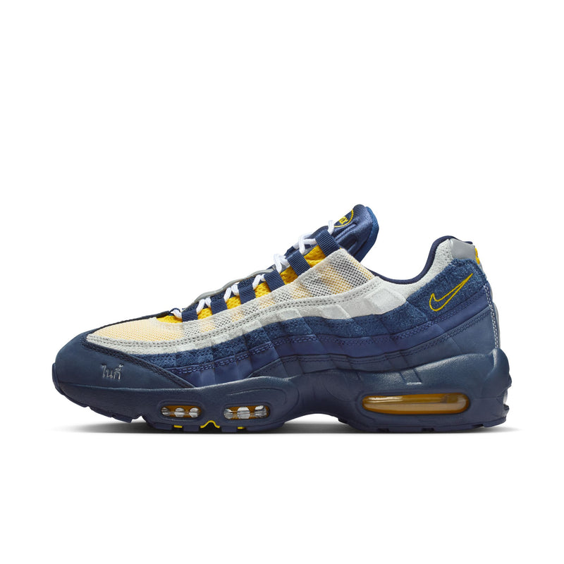 SB Air Max 95 Shoes - Obsidian/Speed Yellow/Midnight Navy/Navy