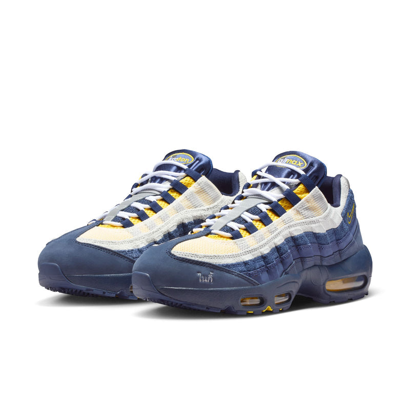 SB Air Max 95 Shoes - Obsidian/Speed Yellow/Midnight Navy/Navy