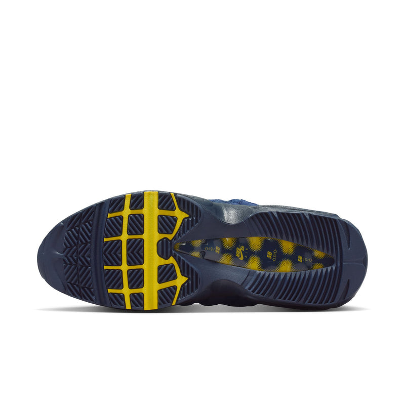 SB Air Max 95 Shoes - Obsidian/Speed Yellow/Midnight Navy/Navy