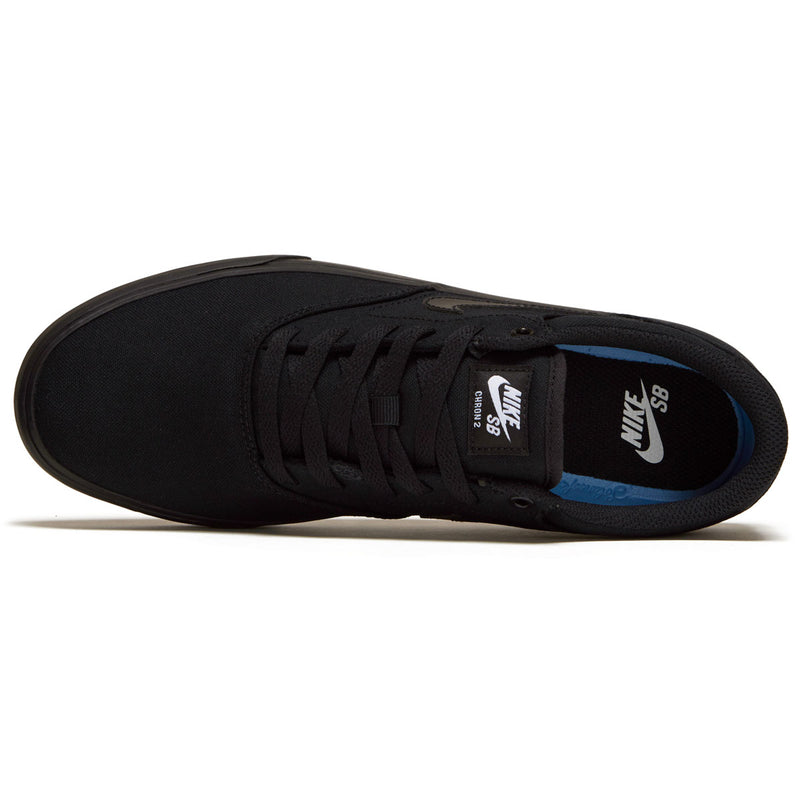 SB Chron 2 Canvas Shoes - Black/Black/Black