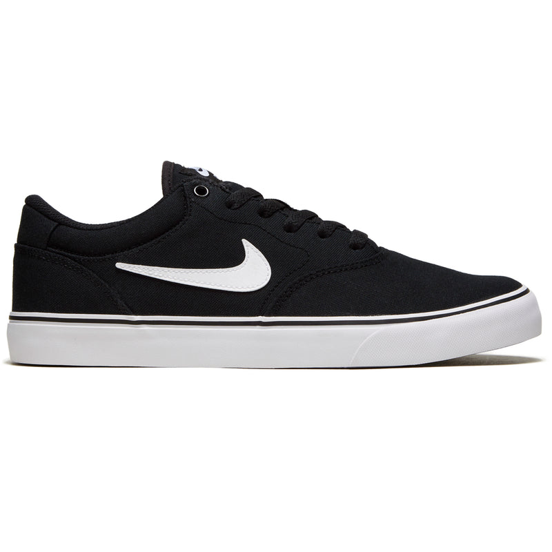 SB Chron 2 Canvas Shoes - Black/White/Black