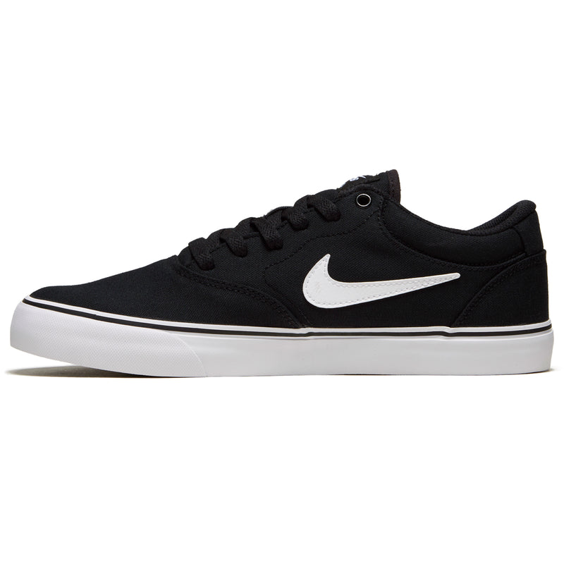 SB Chron 2 Canvas Shoes - Black/White/Black