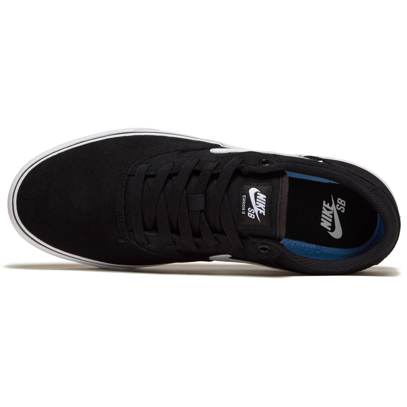 SB Chron 2 Shoes - Black/White/Black