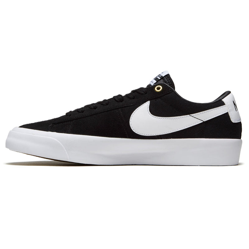 SB Zoom Blazer Low Pro GT Shoes - Black/White/Black/White