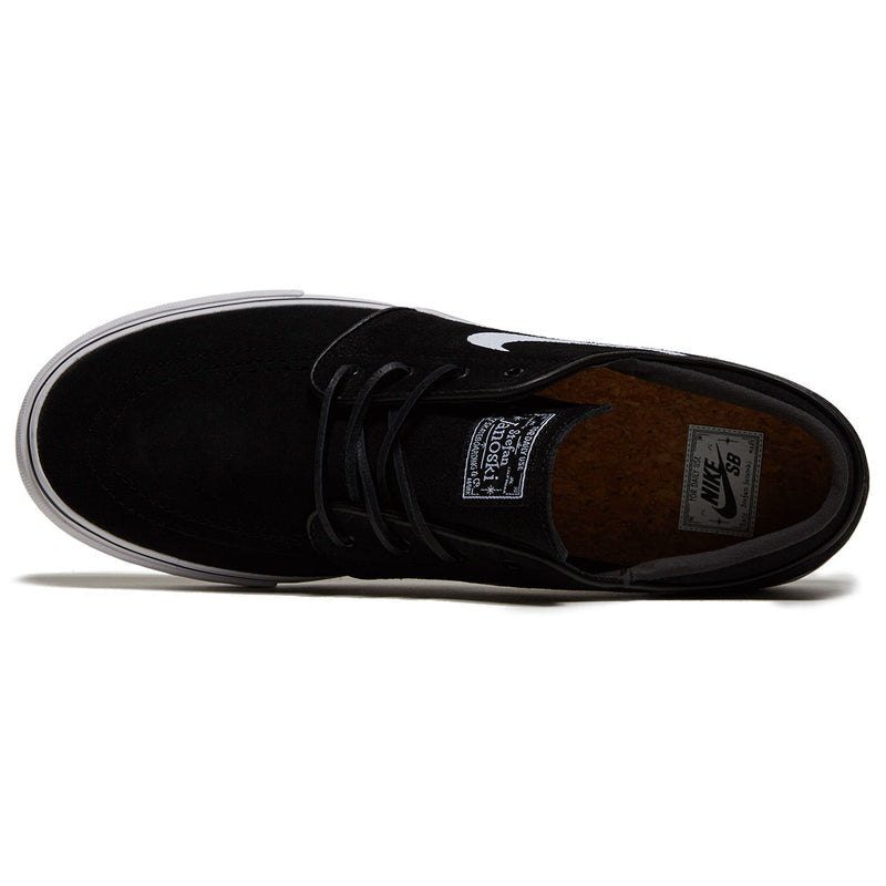 SB Zoom Janoski OG+ Shoes - Black/White/Black/White