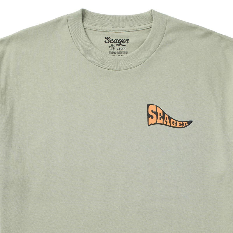 Seager Long Ride T-Shirt - Desert Green