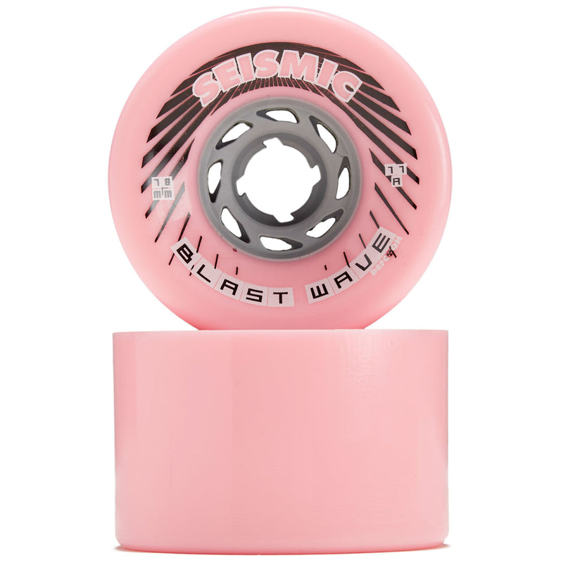 Seismic Blast Wave 77a Longboard Wheels - Bubblegum - 78mm