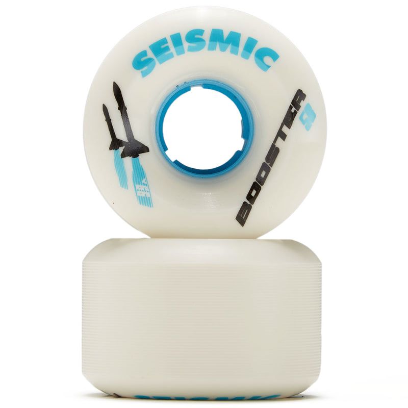 Seismic Booster 99a Longboard Wheels - White/Blue - 58mm