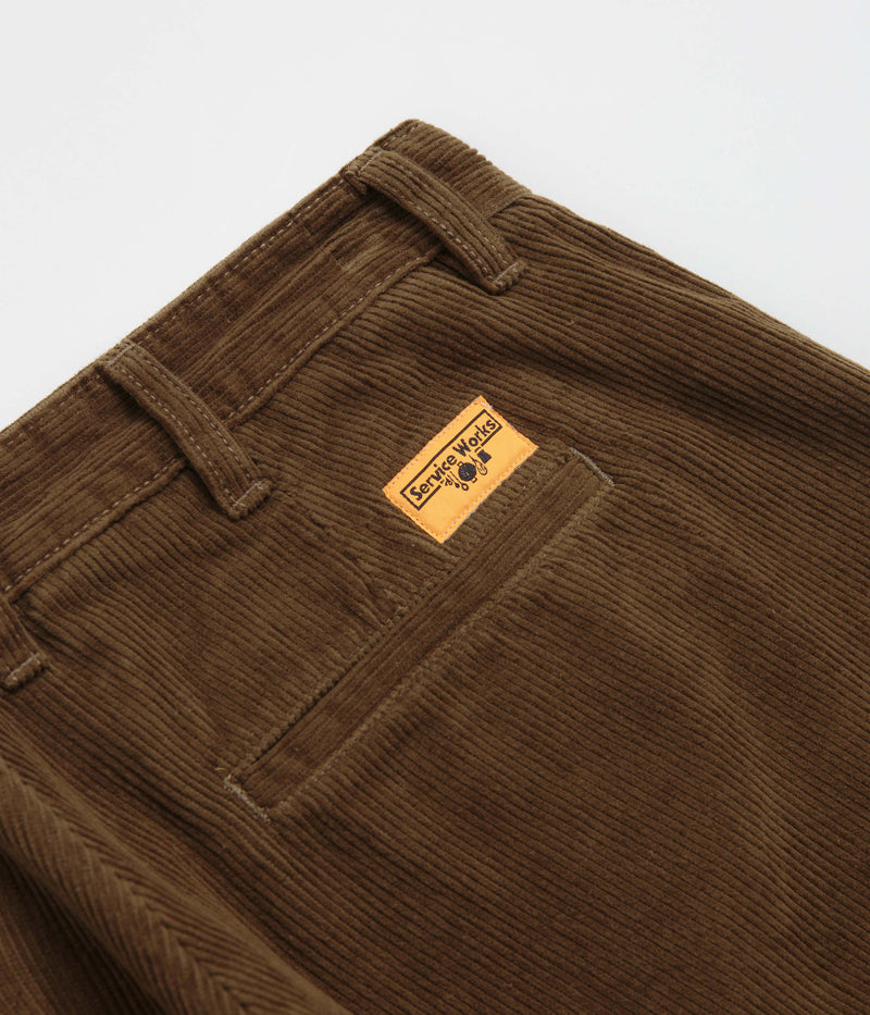 Service Works Corduroy Part Timer Pants in Bark