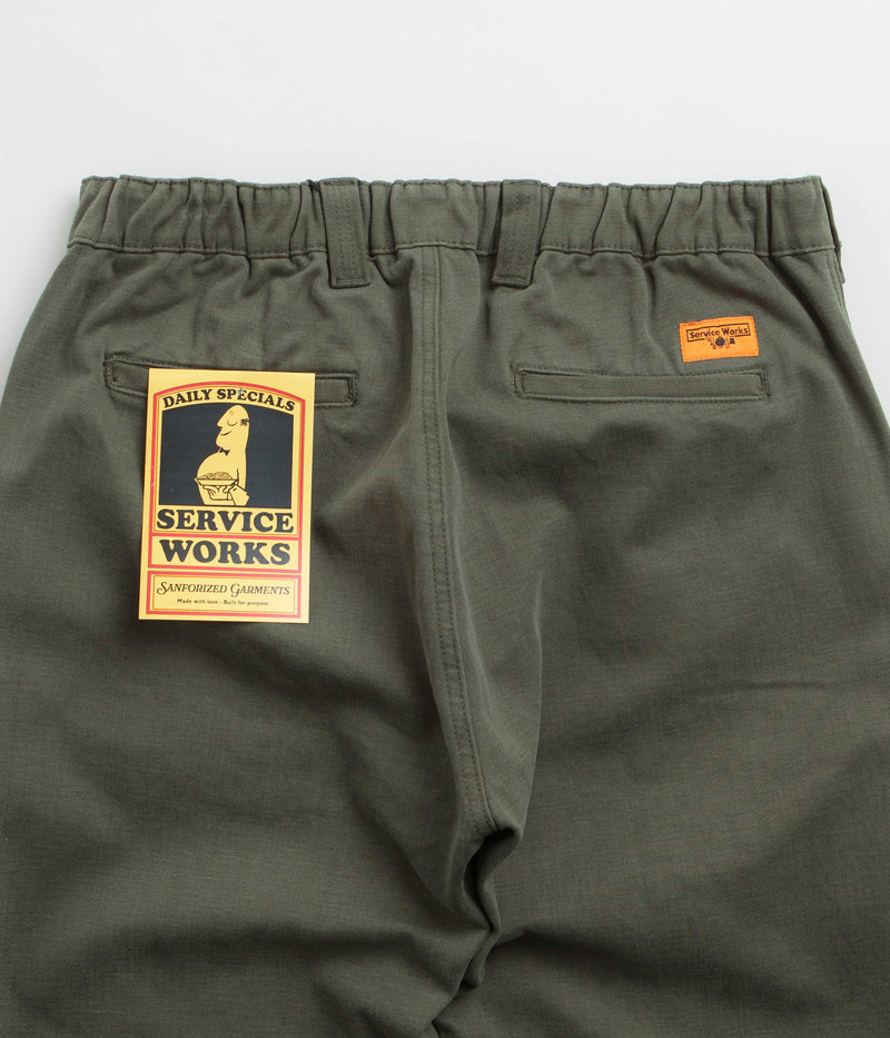 Service Works Moleskin Waiter Pants in Moss