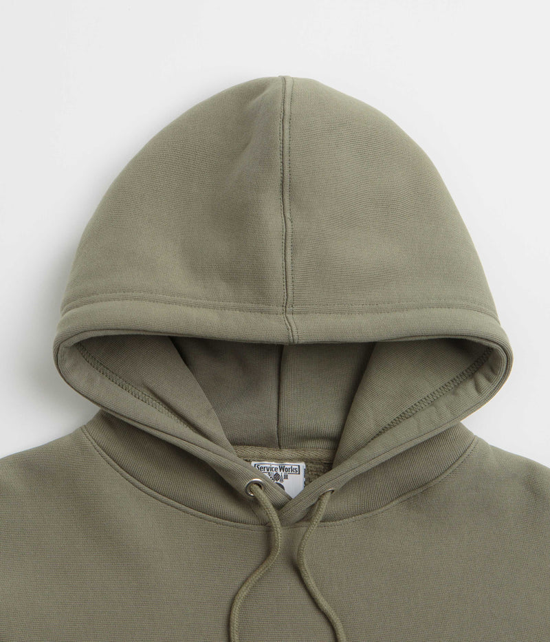 Service Works Trademark Hoodie in Olive