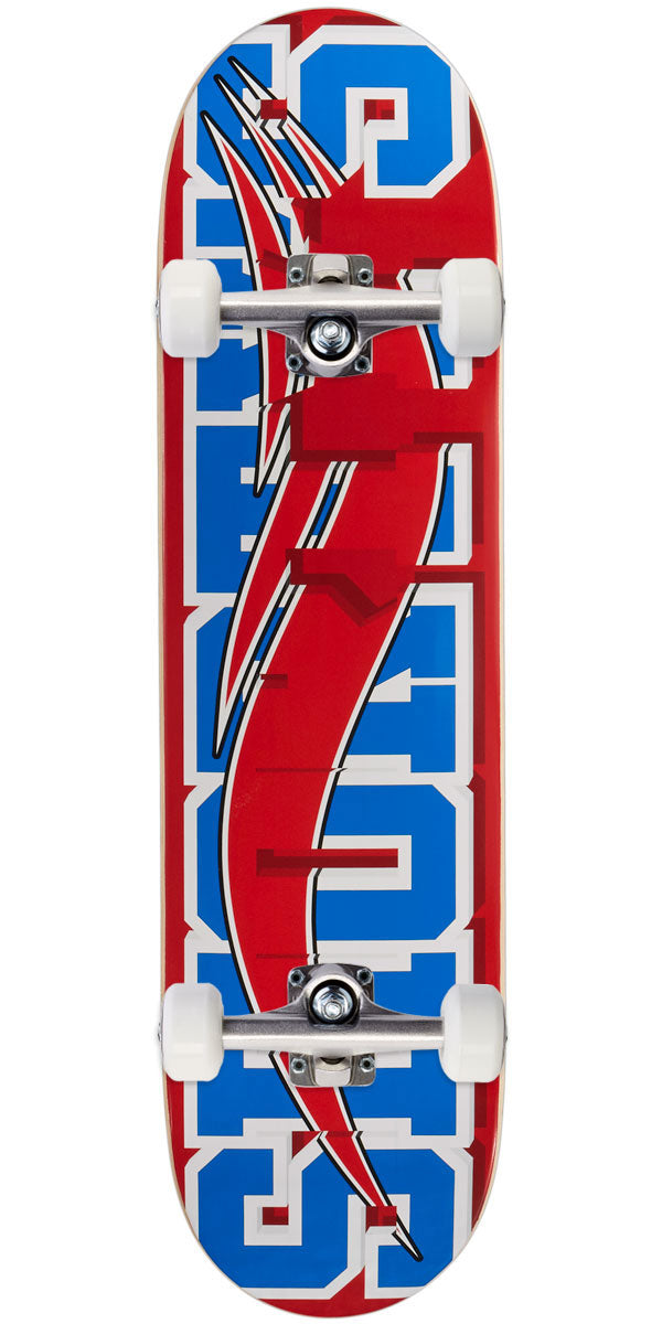 Shorty's Skate Block Skateboard Complete - Blue/Red - 8.25"