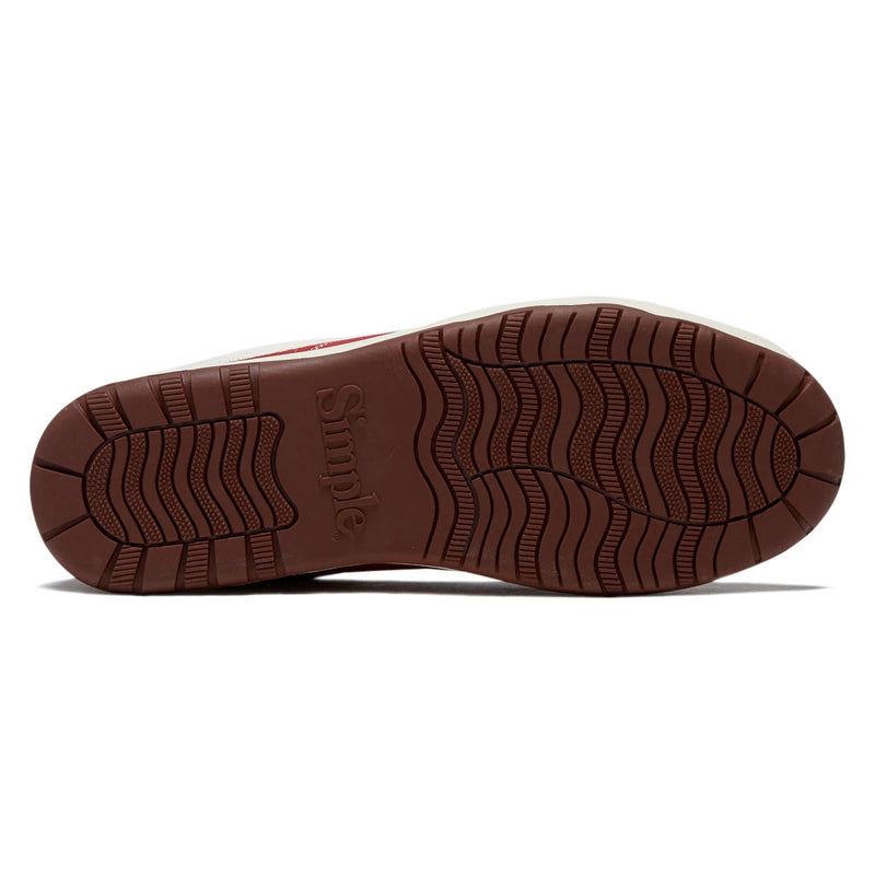Simple OS Suede Shoes - Cherry
