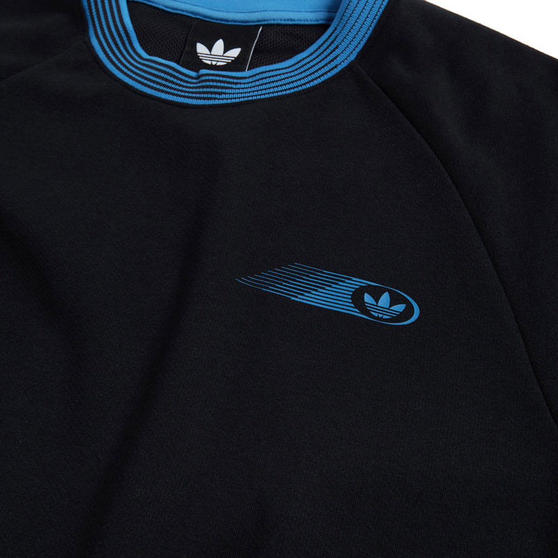 Skate Form T-Shirt - Black/Lucid Ray Blue