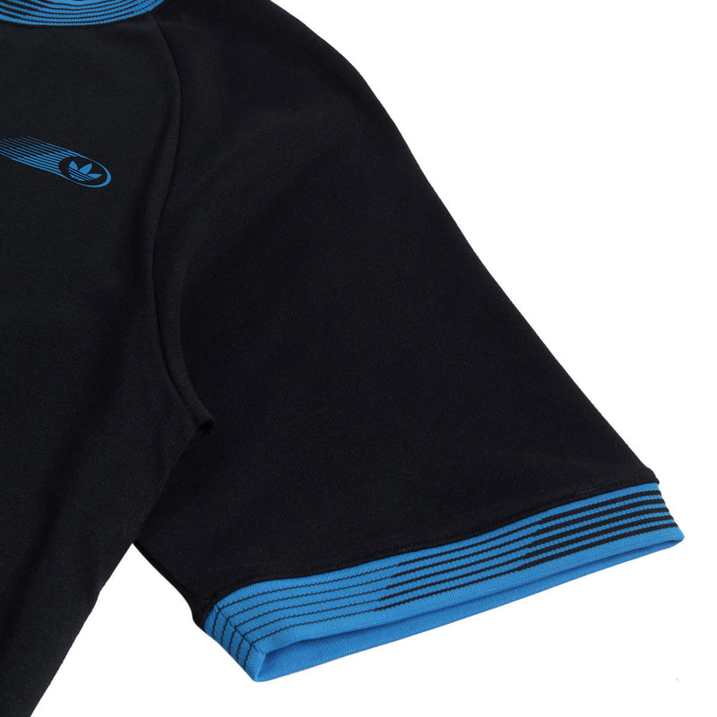 Skate Form T-Shirt - Black/Lucid Ray Blue