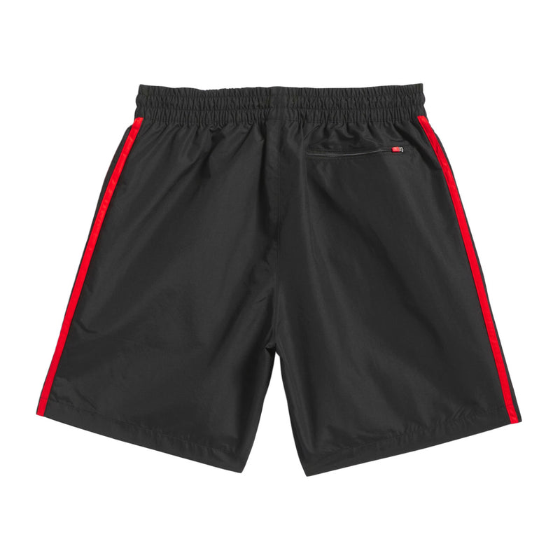 Skate Water Shorts - Black/White/Red