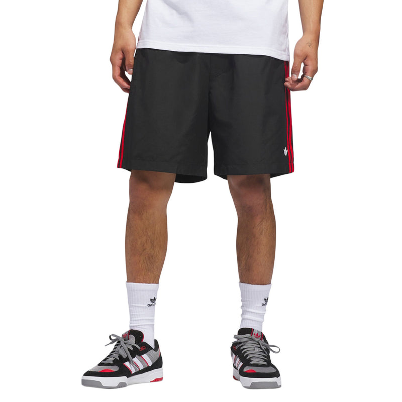 Skate Water Shorts - Black/White/Red