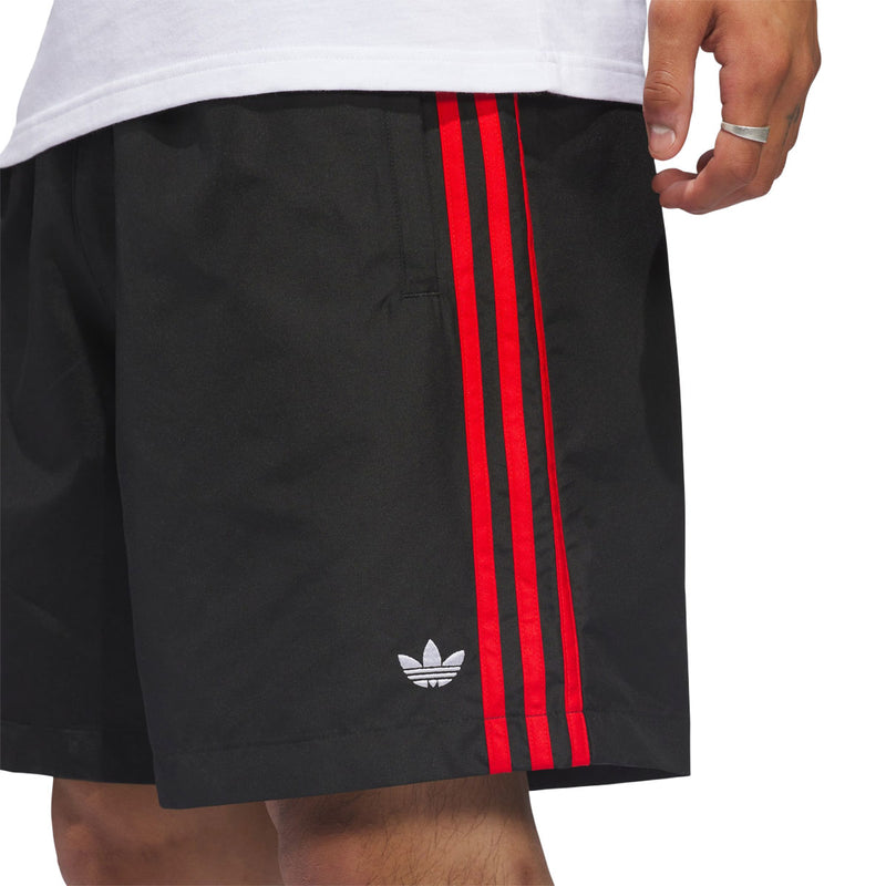 Skate Water Shorts - Black/White/Red