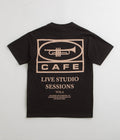 Skateboard Cafe 45 T-Shirt in Black and Brown