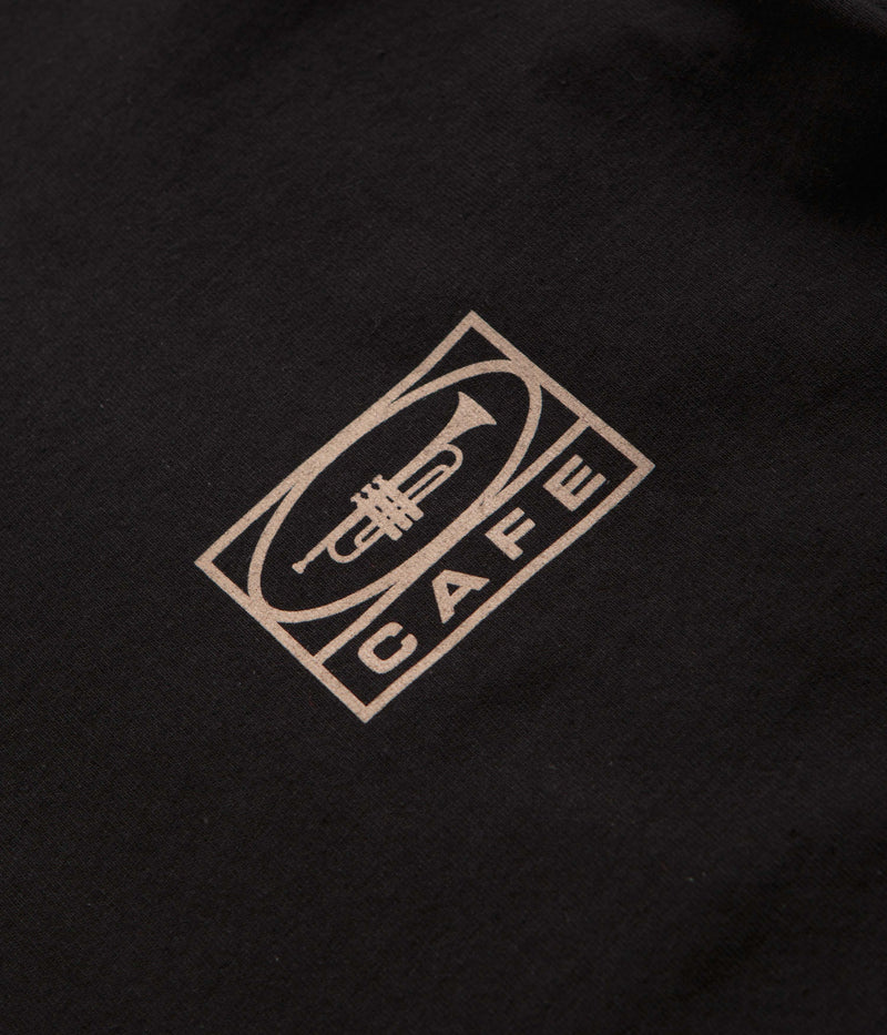 Skateboard Cafe 45 T-Shirt in Black and Brown