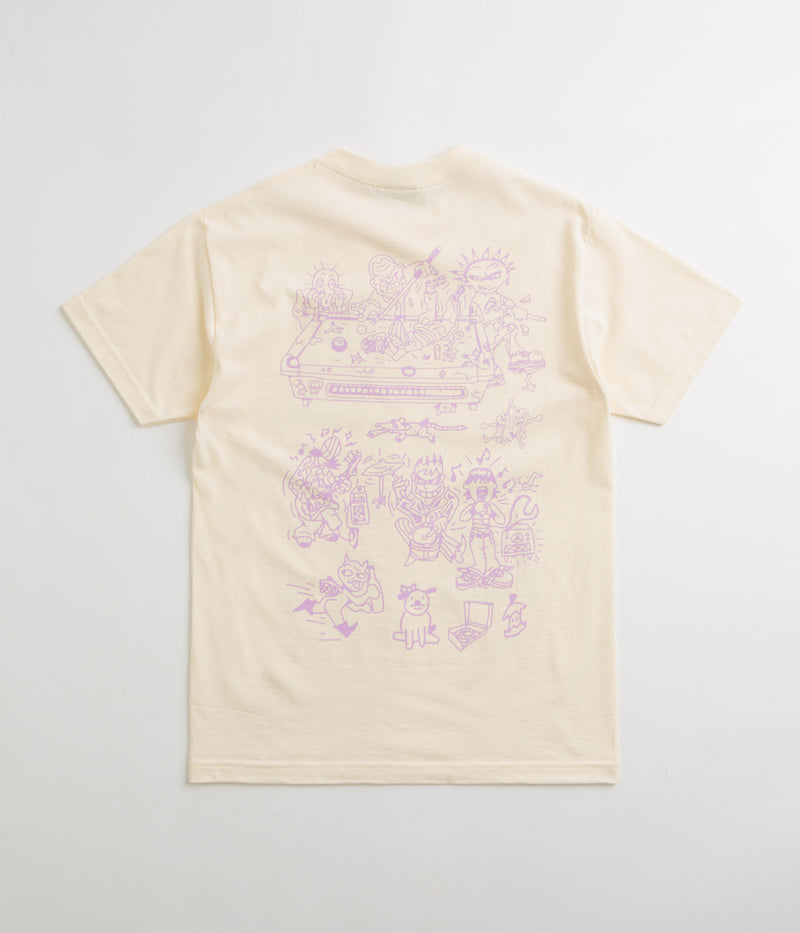 Skateboard Cafe Ethan T-Shirt in Cream