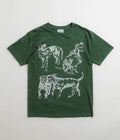 Skateboard Cafe Pooch T-Shirt in Forest Green