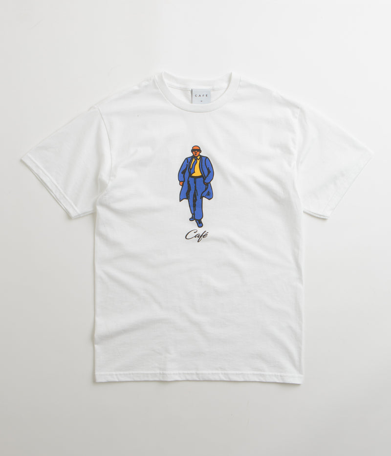 Skateboard Cafe Suited T-Shirt in White
