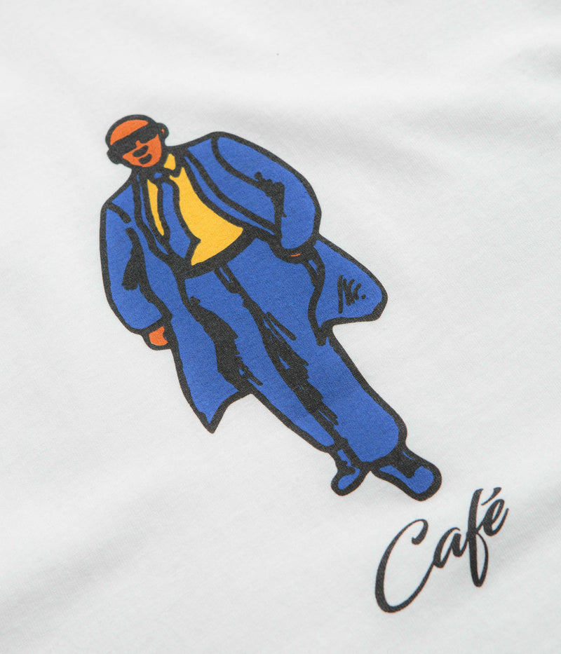 Skateboard Cafe Suited T-Shirt in White