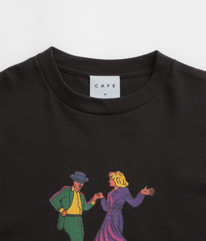 Skateboard Cafe Swing T-Shirt in Black