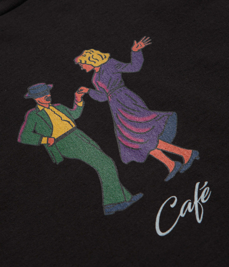 Skateboard Cafe Swing T-Shirt in Black