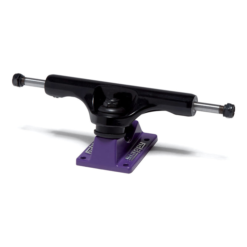 Slappy ST1 Hollow Bam Skateboard Trucks - Black/Purple - 8.50"