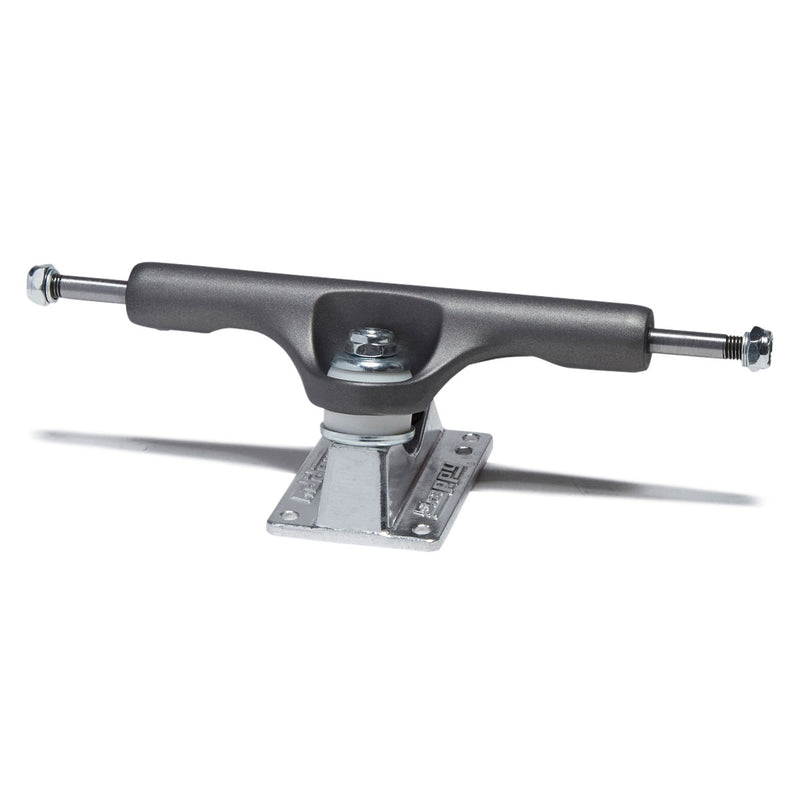 Slappy ST1 Hollow Lights Skateboard Trucks - Gunmetal/Polished - 9.00"