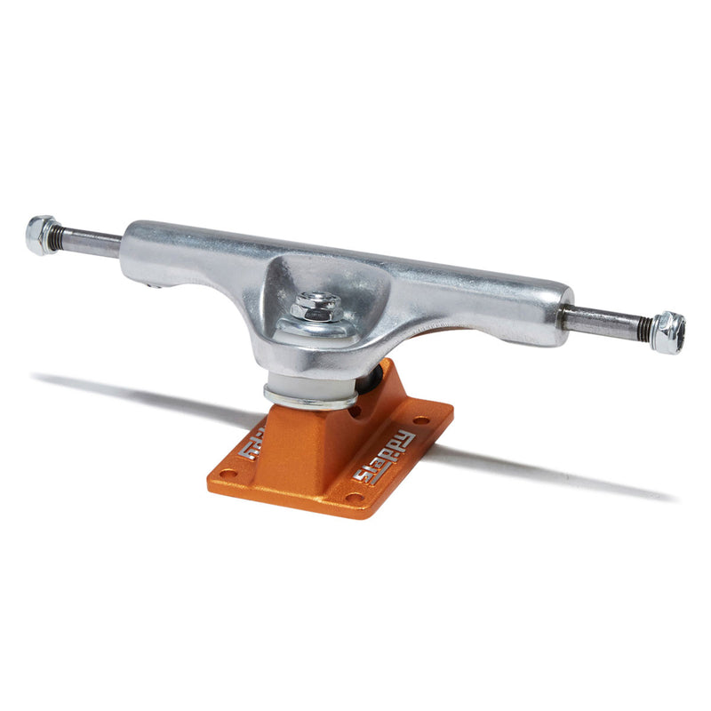 Slappy ST1 Hollow Lights Skateboard Trucks - Polished/Burnt Orange - 8.25"