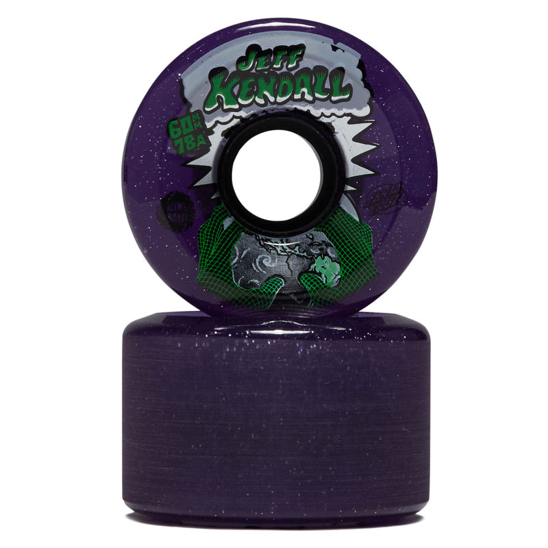 Slime Balls Kendall End Of The World Reissue OG Slime 78a Skateboard Wheels - Purple - 60mm
