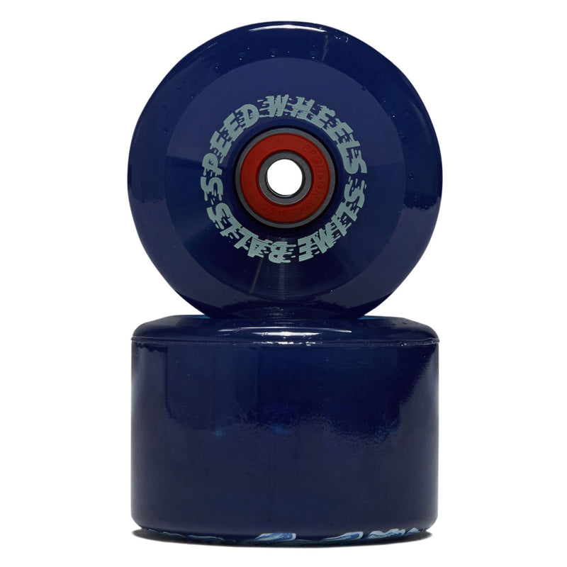Slime Balls SB Ice Light Ups OG Slime 78a Skateboard Wheels - Blue - 66mm