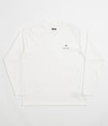 Snow Peak NSD Logo Long Sleeve T-Shirt in Off White