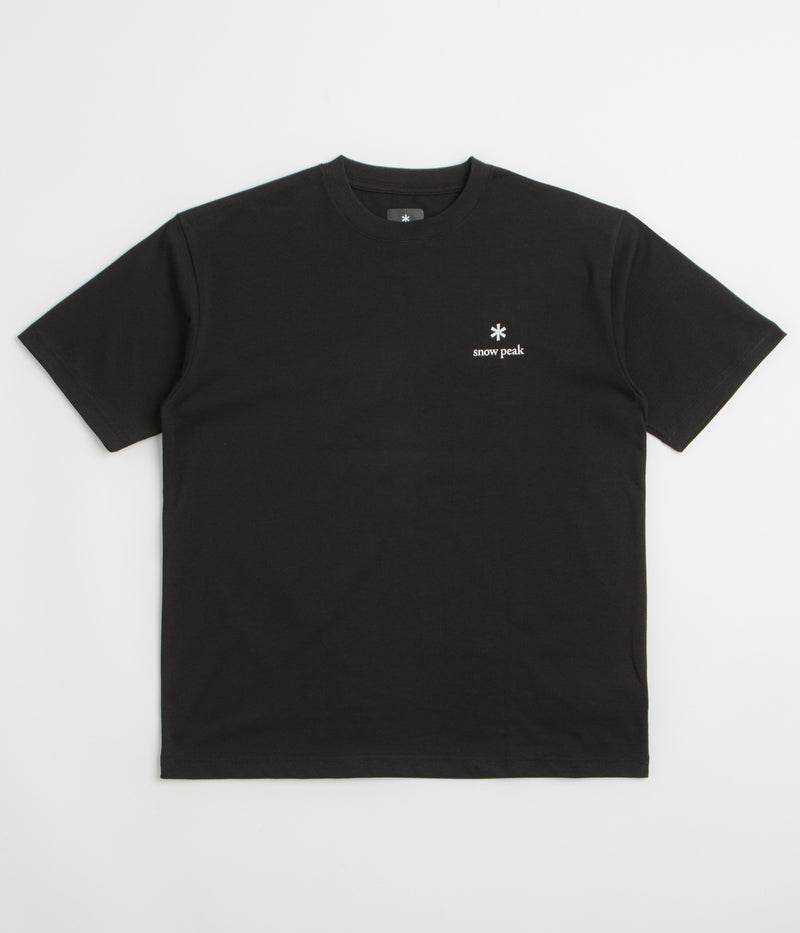Snow Peak NSD Logo T-Shirt in Black