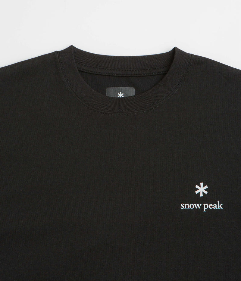 Snow Peak NSD Logo T-Shirt in Black